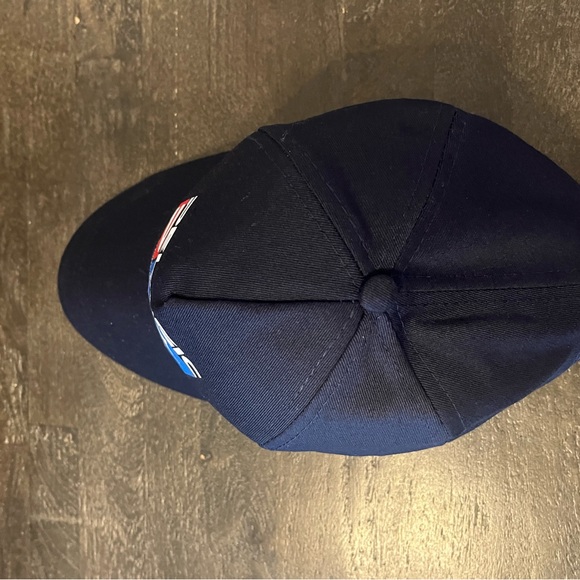 Adjustable Dark Blue Fishing Logo Baseball Trucker Hat Cap Visor Clasp - Picture 6 of 8